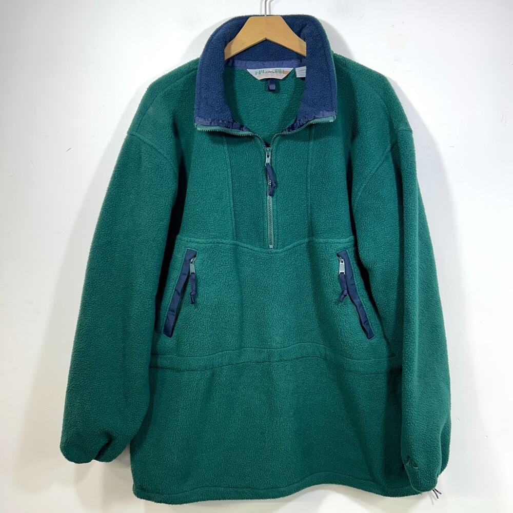 Vintage Eastern Mountain Sports Jacket Adult L Pullover Fleece 90s USA Sherpa